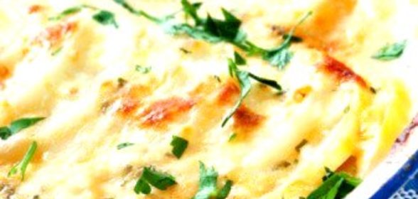 Запеканка с картофелем и помидорами