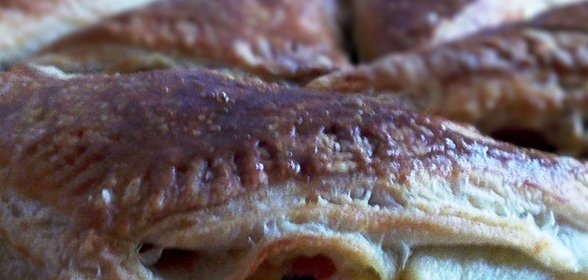 Слойки с овощами и сыром