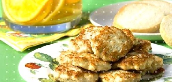 Куриные оладьи с луком