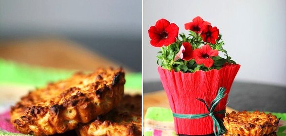 Маффины с яблоком и овсяными хлопьями