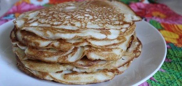 Деревенские блины на кефире