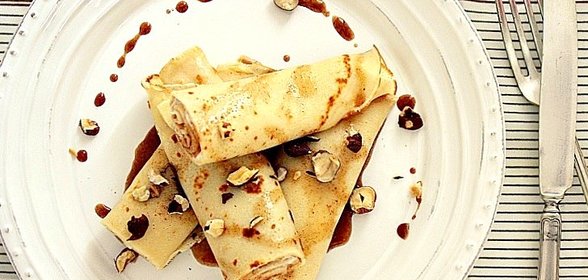 Блины с орехами