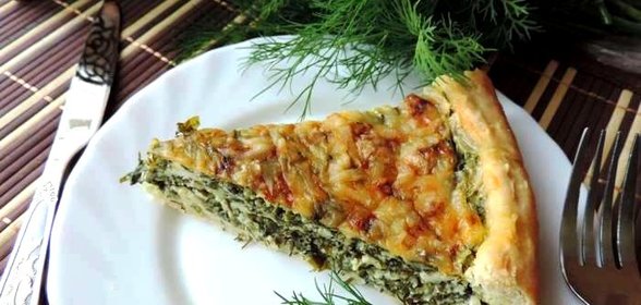 Пирог с зеленью