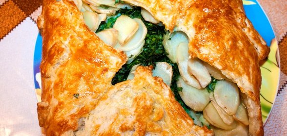 Рыбный пирог с картошкой «Сумка шкипера»