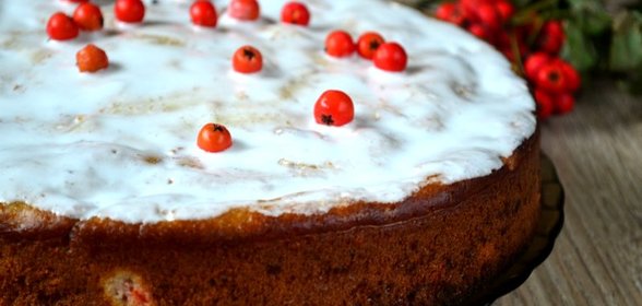 Пирог с рябиной