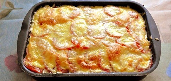 Запеканка из фарша индейки