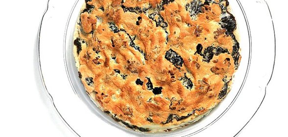 Творожный торт с черносливом