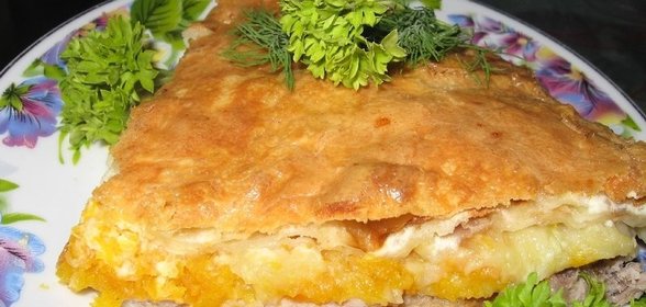 Лаваш с начинкой из фарша
