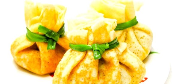Фаршированные блинчики «Мешочки»