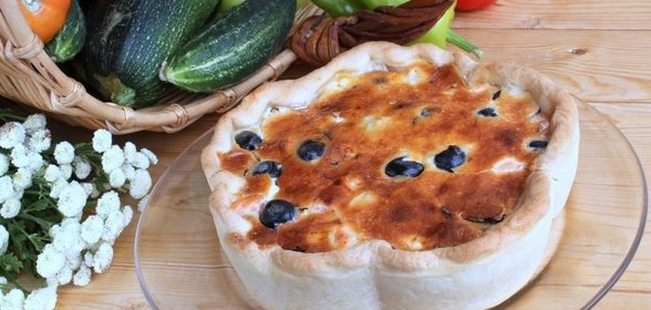 Пирог с форелью