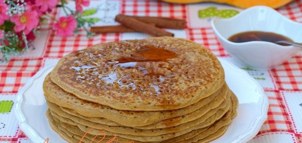 Блинчики из тыквенного пюре