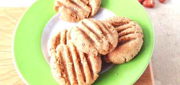 Арахисово-миндальное печенье без масла и муки