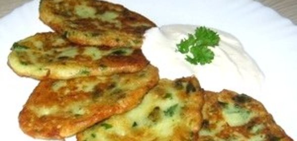 Блинчики из кабачков с фаршем