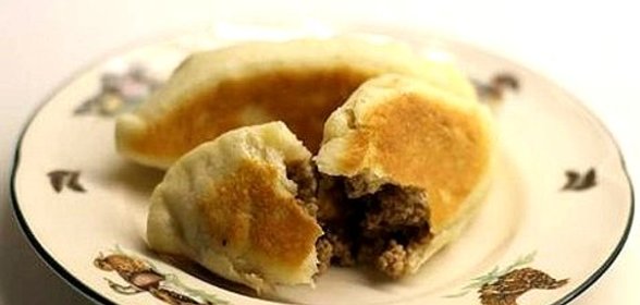Пирожки с фаршем на сковороде