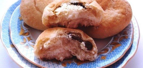 Булочки с творогом и изюмом