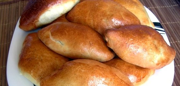 Пирожки с грибами в духовке