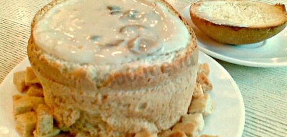 Суп в хлебе