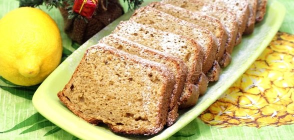 Рождественский лимонный кекс