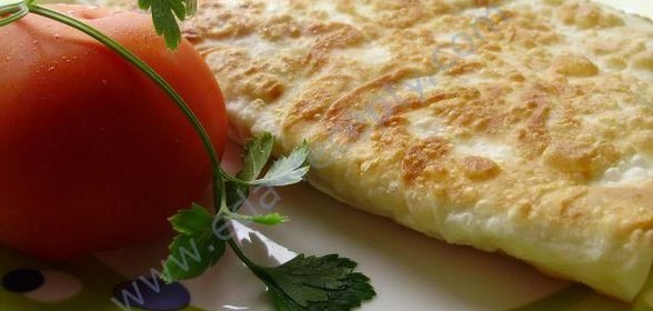 Яичный омлет в лаваше
