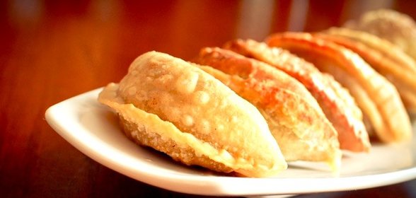 Пирожки с лисичками и картошкой