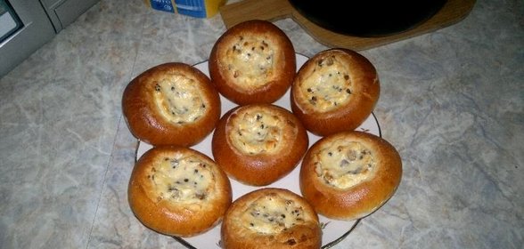 Ватрушки с творожной массой