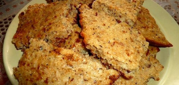 Овсяный коржик к чаю