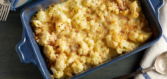 Картофельная запеканка с цветной капустой