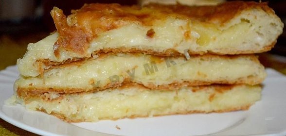 Осетинский пирог с картошкой и сыром