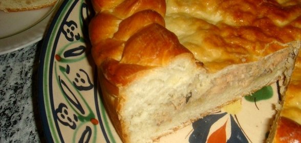 Пирог с камбалой