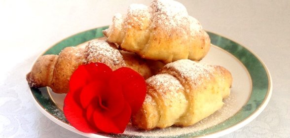 Творожные рогалики