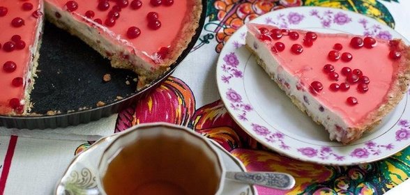 Торт из красной смородины