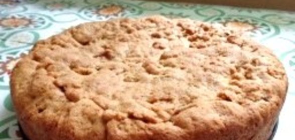 вегетарианский творожный пирог из песочного теста