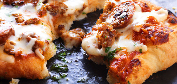 Простая пицца в мультиварке