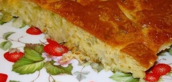 Ленивый пирог с капустой
