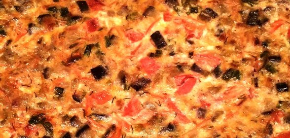 Пирог с баклажанами по‑провански