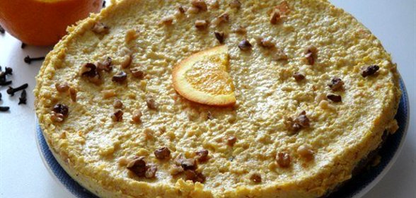 Легкий апельсиновый пай
