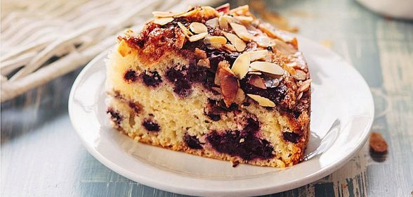 Пирог с черникой