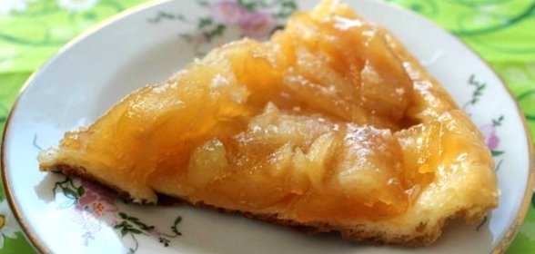 Яблочный пирог на сковороде