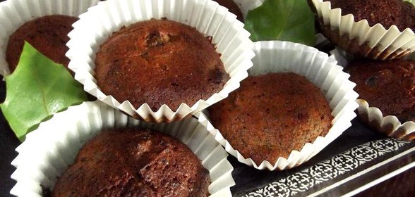 Медовые маковые маффины с финиками