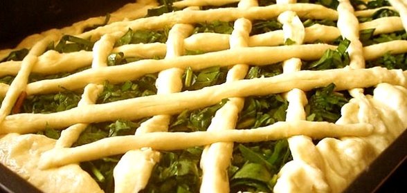 Пирог со щавелем