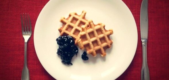 Американские вафли на кефире