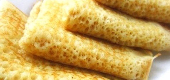 Блины домашние на кефире