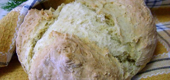 Содовый хлеб с овсяными хлопьями