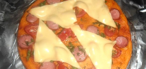Мини пицца на скорую руку