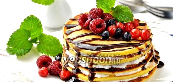 Торт из панкейков