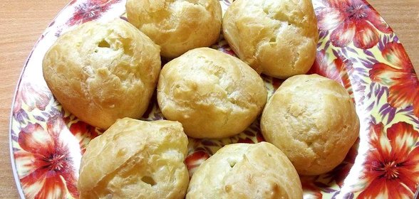 Профитроли из сладкого теста