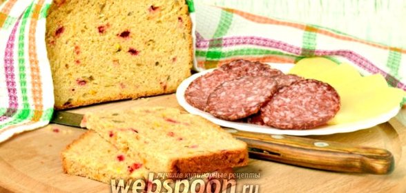 Хлеб из полбяной муки с сушёной свёклой и тыквой