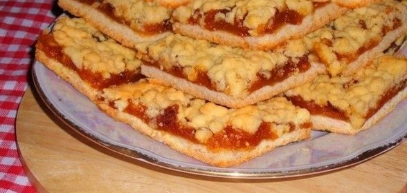 Песочный пирог с шафраном