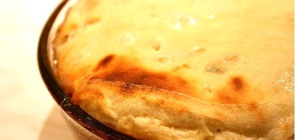 Творожная запеканка с бананом