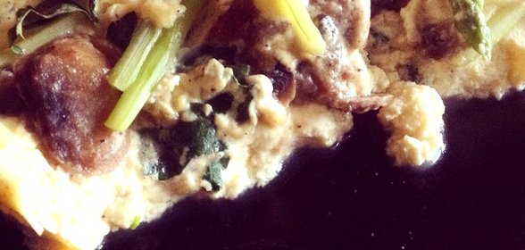 Пирог со спаржей